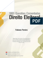 1001 QUESTÕES DIREITO ELEITORAL - FABIANO PEREIRA Cap 1 A 4