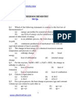 THERMOCHEMISTRY MCQs