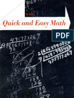 Isaac Asimov - Quick and Easy Math (Rare)