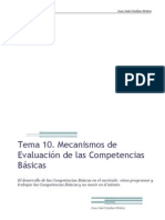 Mecanismos de Evaluación de Las Competencias Básicas