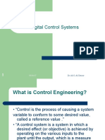 Digital Control Systems Lecture 1