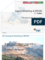 3D Geological Modelling at BRGM