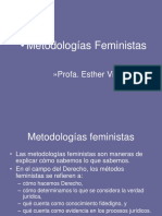 Esther Vicente Metodologias Feministas