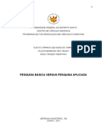 Pesquisa Básica Versus Pesquisa Aplicada - Trabalho.2011.1