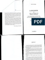 LESSING - Laocoonte Ou Sobre As Fronteiras Da Pintura e Da Poesia (Trechos Escolhidos)