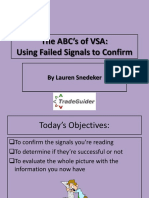 The ABC's of VSA: Using Failed Signals To Confirm: by Lauren Snedeker