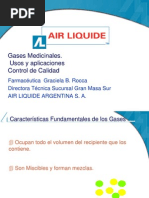 GASES MEDICINALES. USOS Y APLICACIONES CONTROL DE CALIDAD Farmacéutica GRACIELA B. ROCCA.