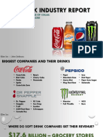 Bcom 214 - Soft Drink Industry Report Slide Deck