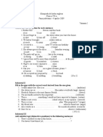 Documents - Tips - Subiecte Olimpiada Limba Engleza Clasa A 7 A