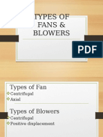 Types of Fans Blowers