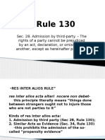 Evidence Rule 130 Power Point Presentation