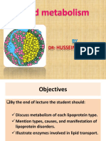 Lipid Metabolism - 3rd Lecture