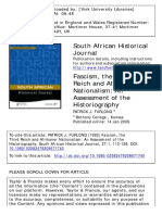 FURLONG, PATRICK J. - Fascism, The Third Reich and Afrikaner Nationalism - An Assessment of The H