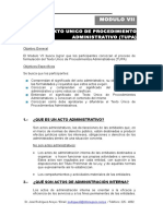 Capítulo VII Elaboración Del Texto Único de Procedimientos Administrativos TUPA