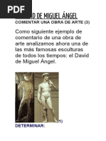 El David de Miguel Ángel