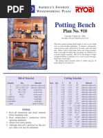 Potting Bench