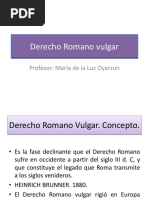 Derecho Romano Vulgar