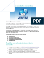 Inscripción de Sociedades Mercantiles PDF