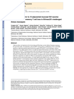 TLR Agonists and or IL-15 Adjuvanted Mucosal SIV-Vaccine