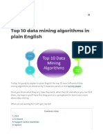 Top 10 Data Mining Algorithms