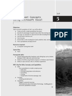 Spreadsheet Concepts Using Microsoft Excel: Objectives