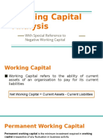 Working Capital Analysis