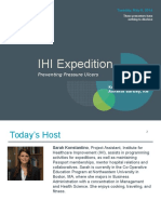 IHI Expedition: Preventing Pressure Ulcers