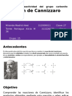 Práctica 4 - Reactividad Del Grupo Carbonilo Reacción de Canizarro