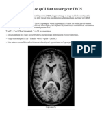 L'IRM Cérébrale - Ce Qu'Il Faut Savoir Pour l'ECN