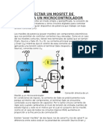 Como Conectar Un Mosfet de Potencia A Un Microcontrolador