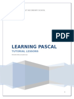 Learning Pascal: Tutorial Lessons