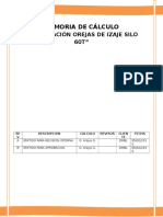 Documents - Tips Memoria de Calculo Orejas de Izaje Silo 60t