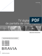 Bravia Kdl26m4000 Es