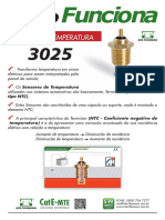 MTE Sensor Temperatura 3025