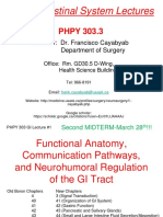 PHPY 303 - GI Lecture #1 - March 10