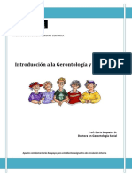 Introducción A La Gerontologia y Geriatria