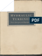 Hydraulic Turbines Their Design and Equipment Nechleba