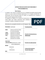 Unidad 4. Estructura de Datos en Funciones y Procedimientos.