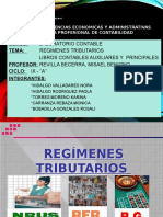 Regimenes Tributarios y Libros Contables Auxiliares y Principales