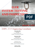 Fire Sprinkler Testing 2015