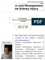 Prevention and Management of Acute Kidney Injury