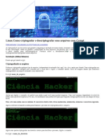 Linux Como Criptografar e Descriptografar Seus Arquivos Com Ccrypt