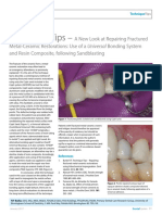 Repairing Fractured Metal-Ceramic Restorations