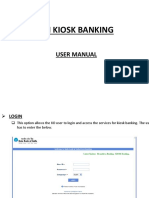 SBI MiniBank User Manual PPT Presentation