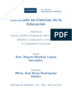 Evaluación Curricular