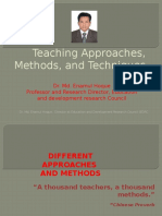 Teaching Approaches, Methods, and Techniques - DR - Md. Enamul Hoque