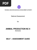 SAG-Animal Production NC II (Ruminants)