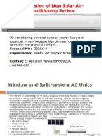 Exalta Solar AC PPT File - Ashutosh Verma