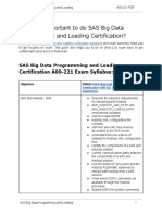 A00-221 Certification Guide and How To Clear Exam On SAS Big Data Programming and Loading