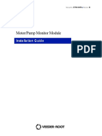 Motor/Pump Monitor Module: Installation Guide